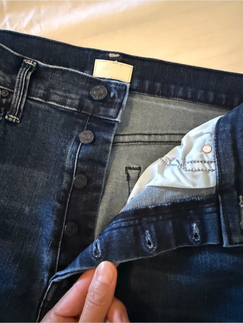 MOTHER The Tomcat Roller Wide Leg High-Rise Jeans - Picture 7 of 11